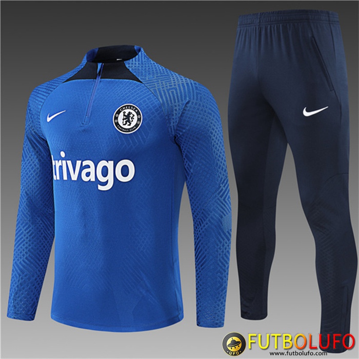 Chandal Equipos De Futbol FC Chelsea Ninos Azul/Negro 2022/2023