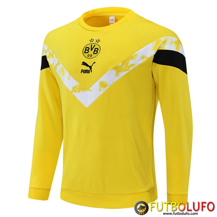 Sudadera De Entrenamiento Dortmund BVB Amarillo/Blanco 2022/2023