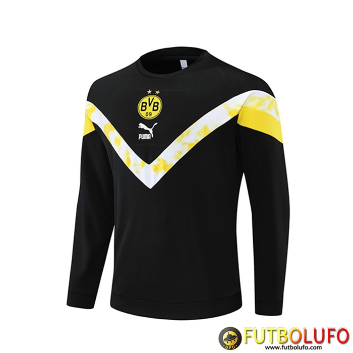 Sudadera De Entrenamiento Dortmund BVB Negro/Blanco 2022/2023