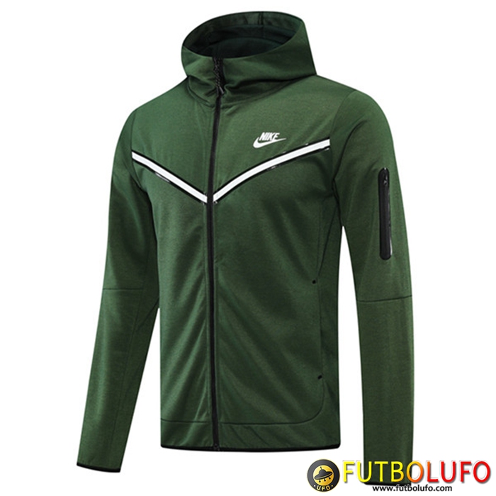 Chaqueta Con Capucha Nike Verde 2022/2023