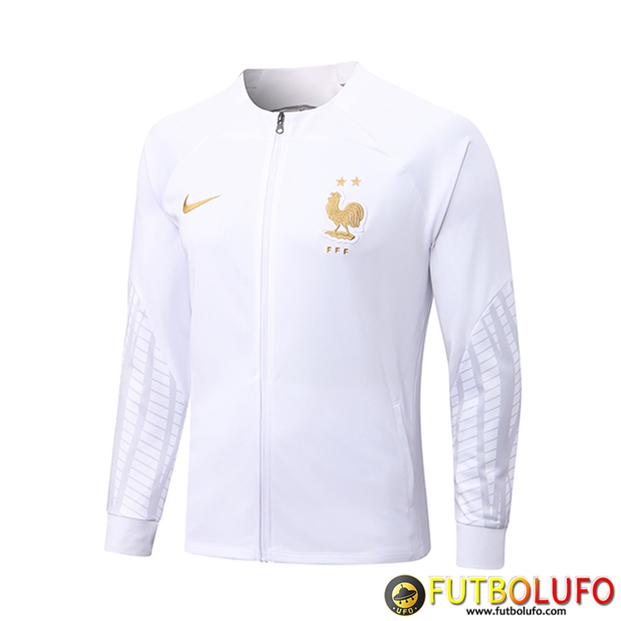 Chaquetas Futbol Francia Blanco 2022/2023