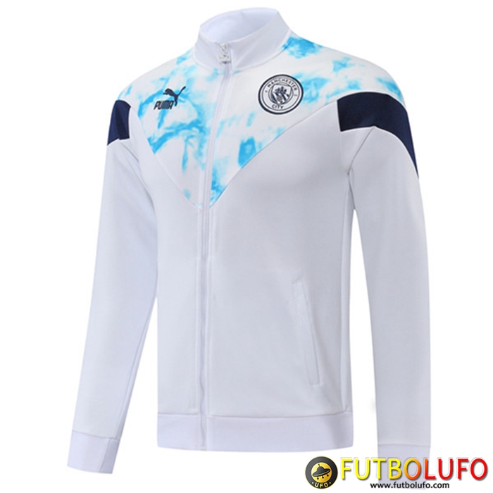 Chaquetas Futbol Marsella OM Blanco/Azul 2022/2023