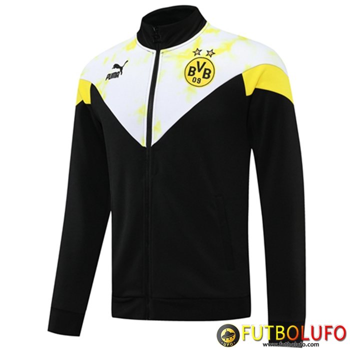Chaquetas Futbol Dortmund BVB Negro/Blanco 2022/2023
