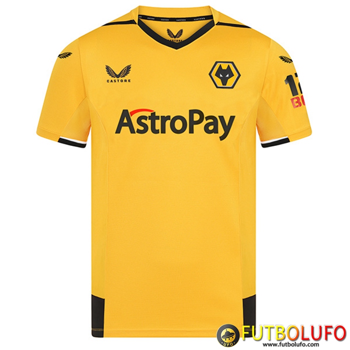 Nueva Camisetas De Futbol Wolves Primera 2022/2023