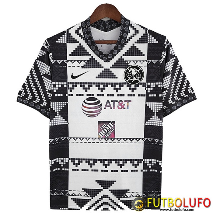 Camisetas De Futbol Club America Negro/Blanco 2022/2023