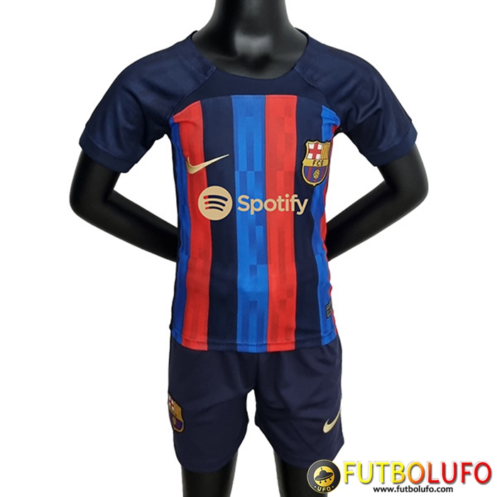 Nueva Camisetas De Futbol FC Barcelona Ninos Primera 2022/2023