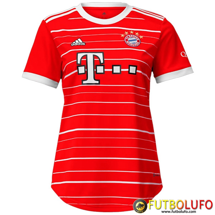Camisetas De Futbol Bayern Munich Mujer Primera 2022/2023