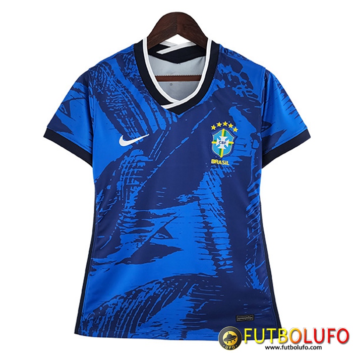 Camisetas De Futbol Brasil Mujer Classic Azul 2022/2023