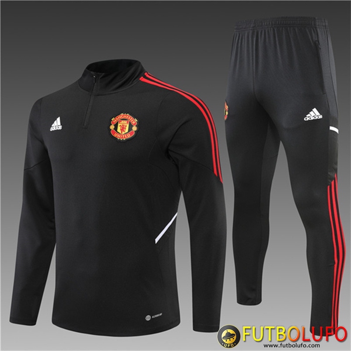 Chandal Equipos De Futbol Manchester United Ninos Negro 2022/2023