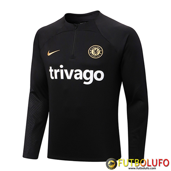 Sudadera De Entrenamiento FC Chelsea Negro 2022/2023