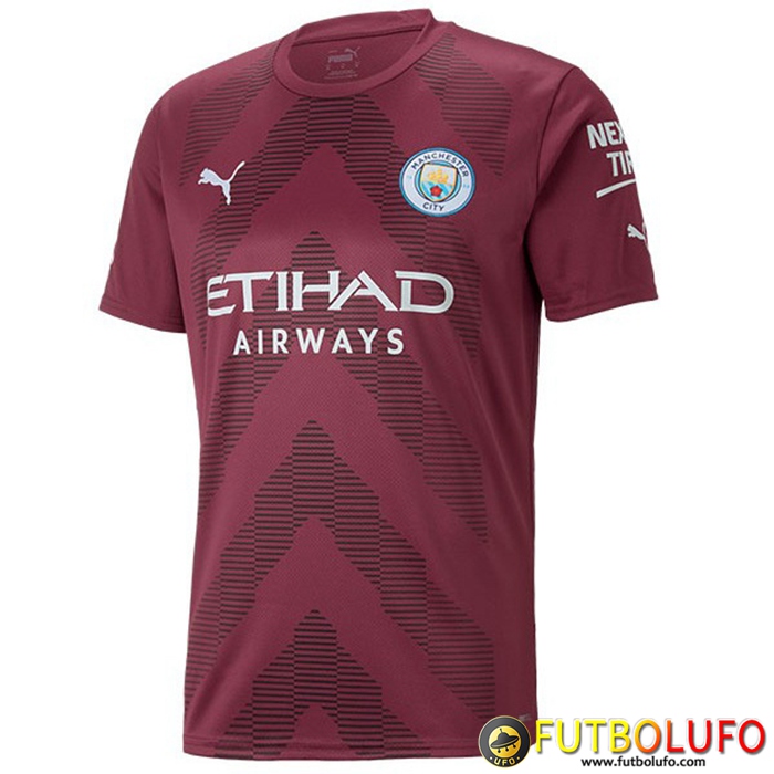 Nueva Camisetas De Futbol Manchester City Marrón Portero 2022/2023