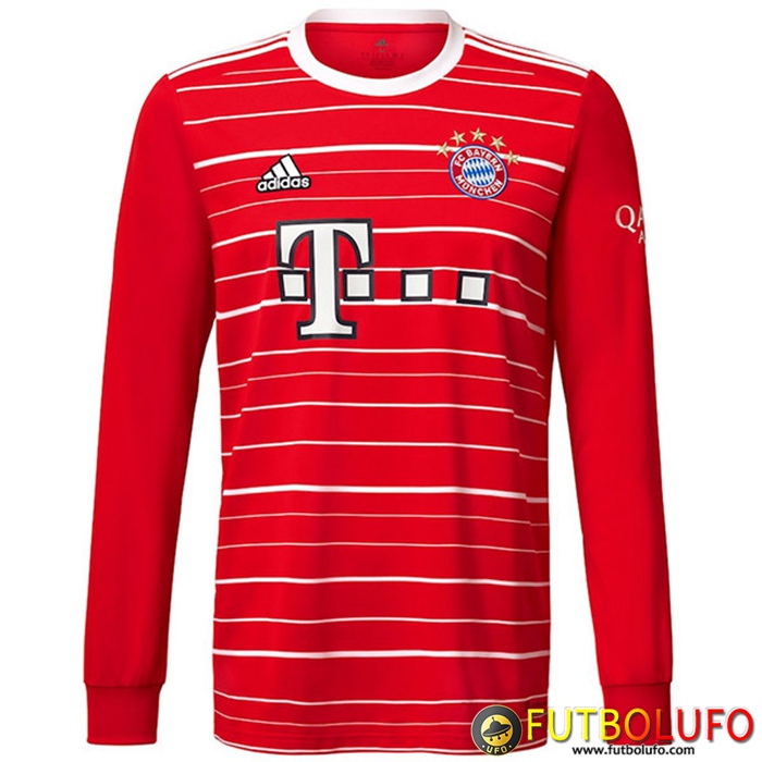 Nueva Camisetas De Futbol Bayern Munich Manga Larga Primera 2022/2023