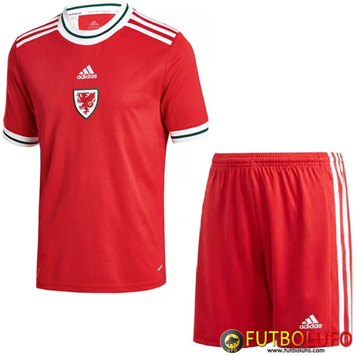Camisetas De Futbol Gales Ninos Primera 2022/2023