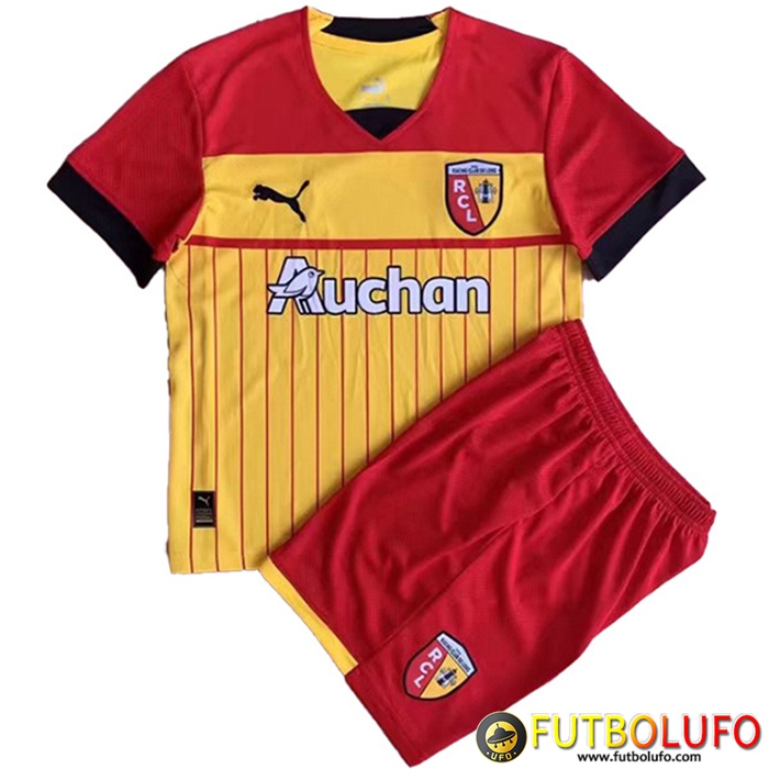 Nueva Camisetas De Futbol RC Lens Ninos Primera 2022/2023