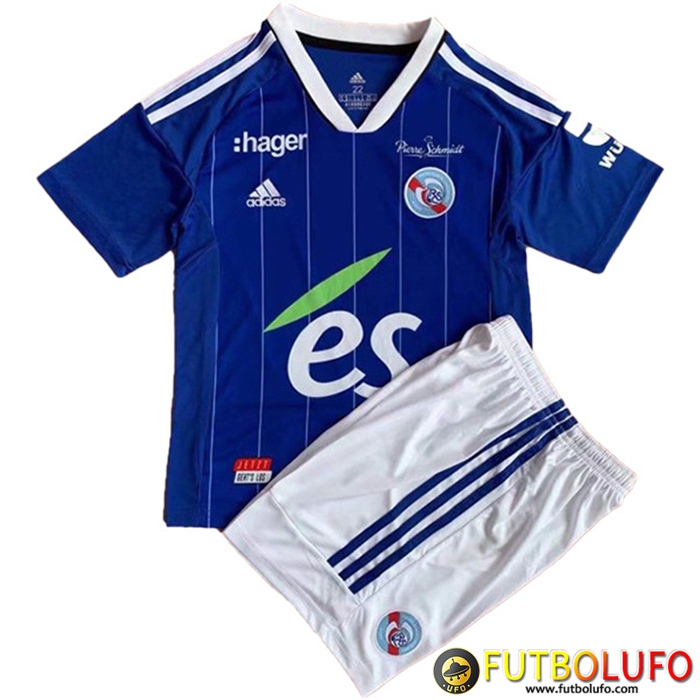 Nueva Camisetas De Futbol RC Strasbourg Ninos Primera 2022/2023