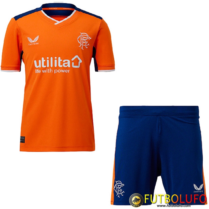 Camisetas De Futbol Rangers FC Ninos Tercera 2022/2023