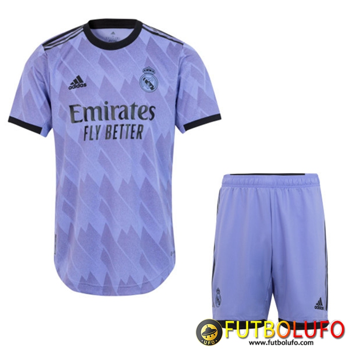 Camisetas De Futbol Real Madrid Segunda + Shorts 2022/2023