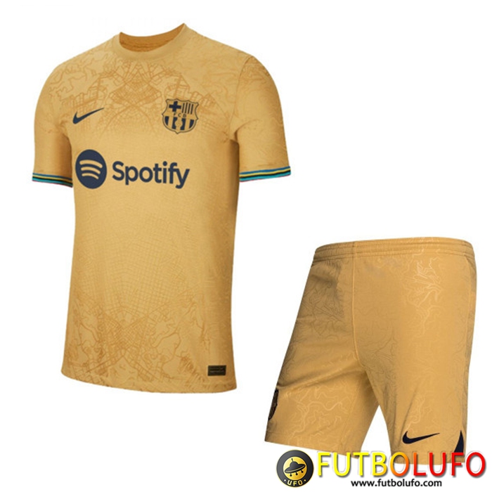 Camisetas De Futbol FC Barcelona Segunda + Shorts 2022/2023