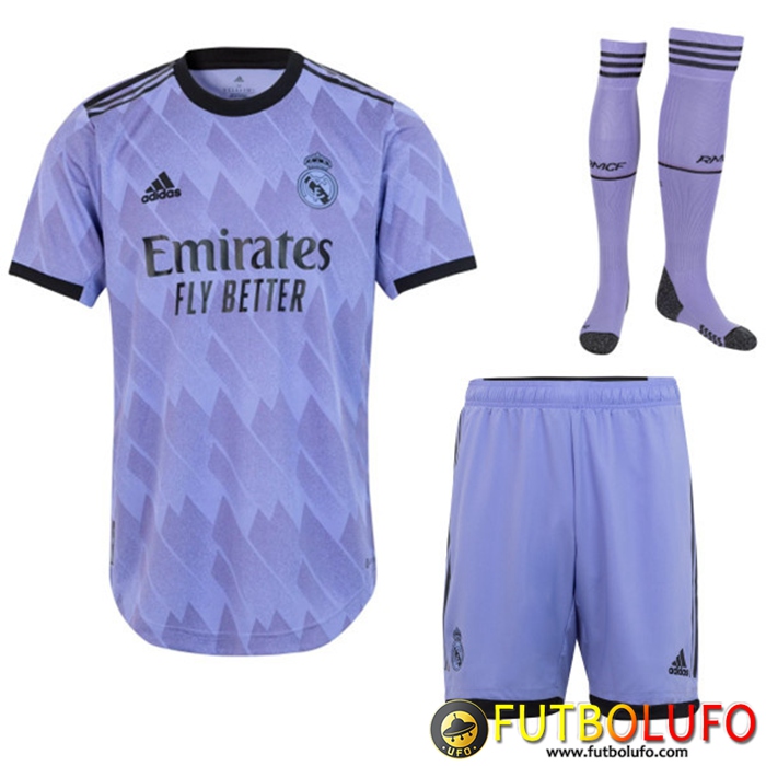 Camisetas De Futbol Real Madrid Segunda (Shorts + Calcetines) 2022/2023