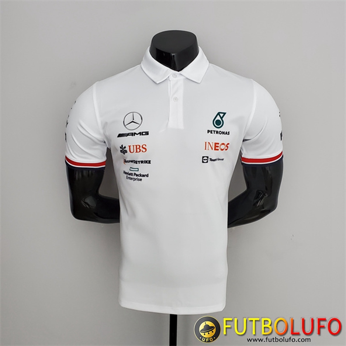 Polo F1 Mercedes Benz Blanco 2022