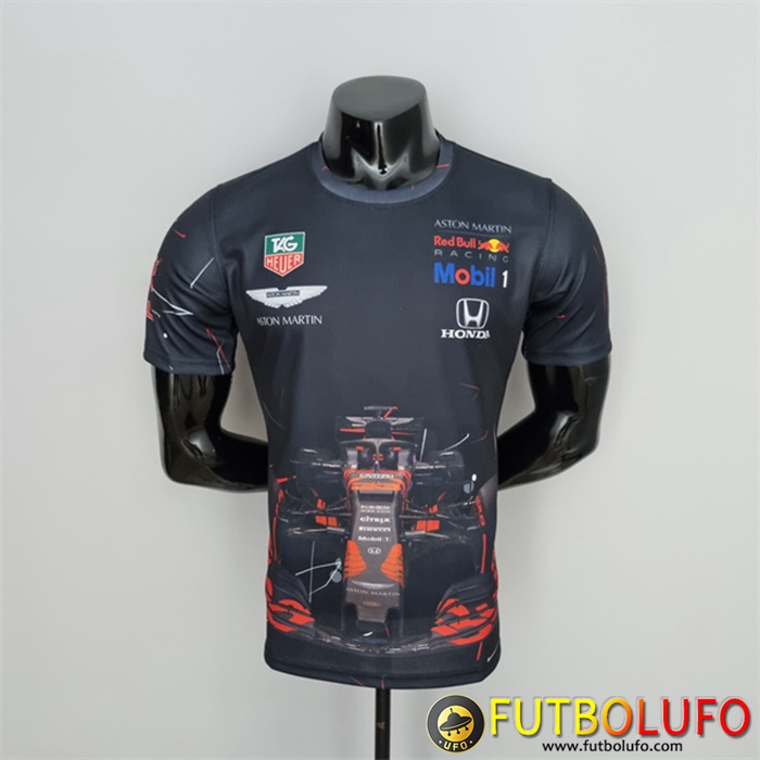 T-shirt F1 RedBull Racing Team Negro 2022