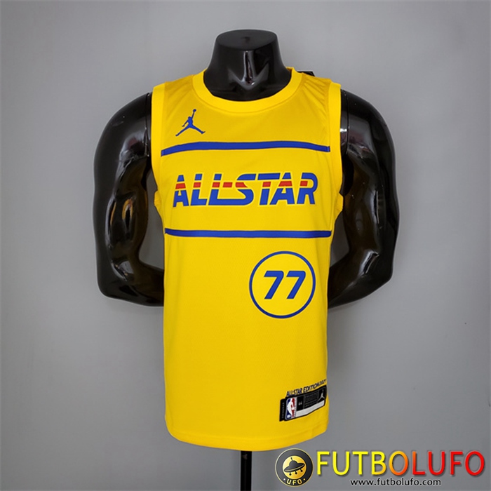 Camisetas All-Star (Doncic #77) 2021 Amarillo