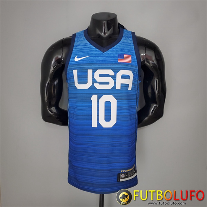 Camisetas Jeux Olympiques (Tatum #10) USA Team 2021 Azul
