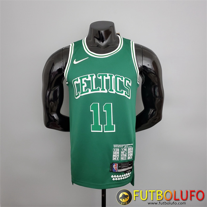 Camisetas Boston Celtics (Irving #11) 2022 Verde Teltes City Edition