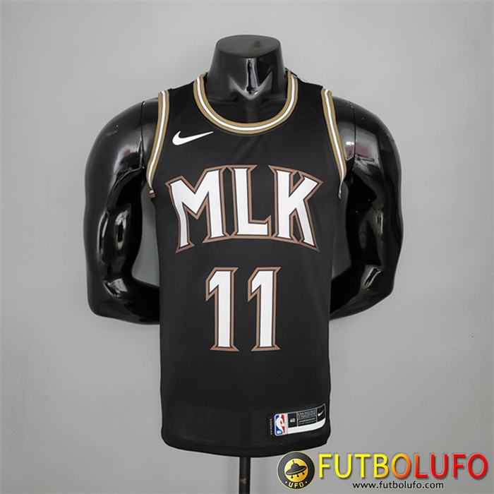 Nueva Camisetas Atlanta Hawks (Young #11) Negro City Edition