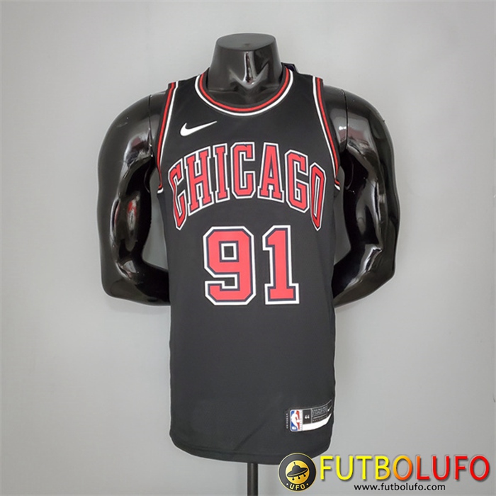 Camisetas Chicago Bulls (Rooman #91) Negro