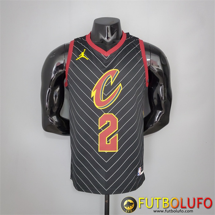 Camisetas Cleveland Cavaliers (Irving #2) 2021 Negro Jordan Theme Limited Edition
