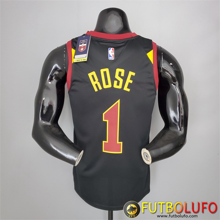 Camisetas Cleveland Cavaliers (Rosa #1) 2021 Negro Jordan Theme Limited Edition