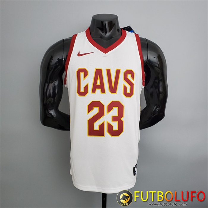 Camisetas Cleveland Cavaliers (James #23) Blanco