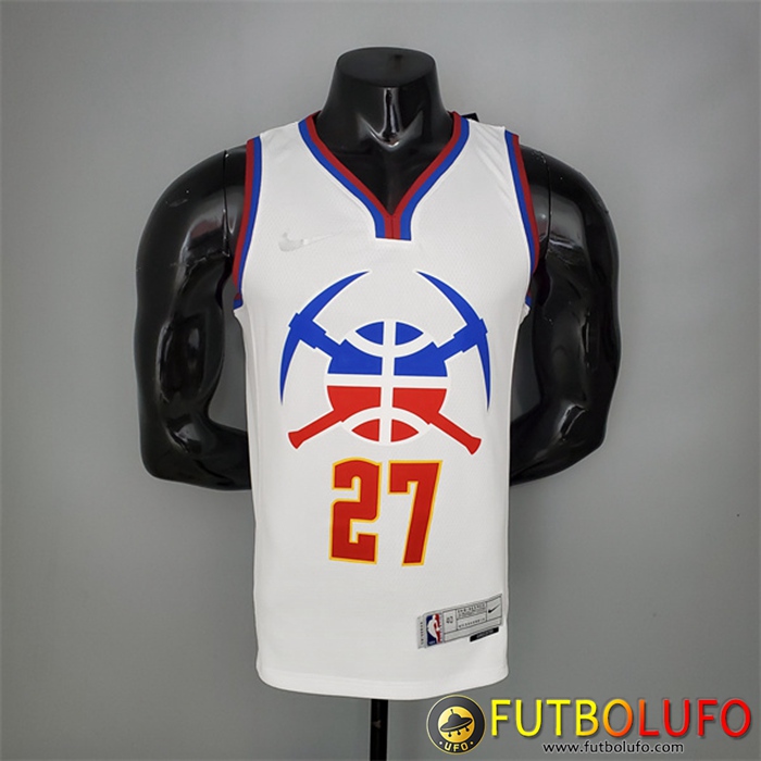 Camisetas Denver Nuggets (Murray #27) 2021 Blanco Bonus Edition