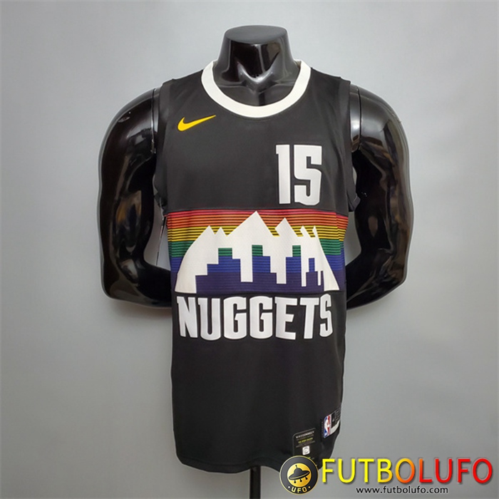 Camisetas Denver Nuggets (Jdkic #15) Negro City Edition