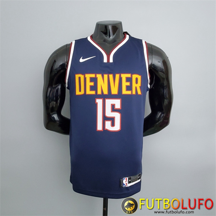 Camisetas Denver Nuggets (Jokic #15) Azul marino