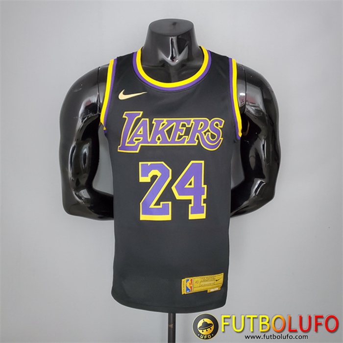Camisetas Los Angeles Lakers (Bryant #24) 2021 Negro Bonus Edition