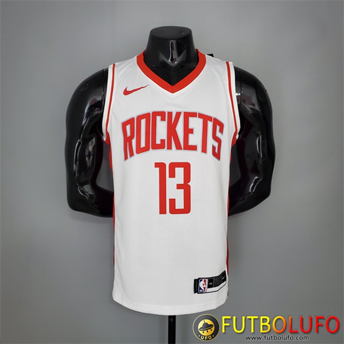 Camisetas Houston Rockets (Harden #13) 2021 Blanco
