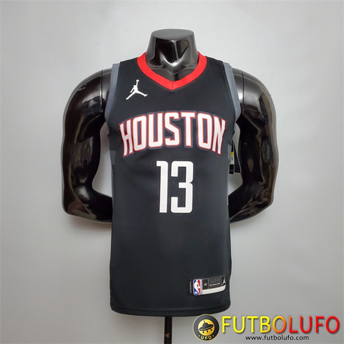 Camisetas Houston Rockets (Harden #13) Negro Jordan Theme Limited City Edition