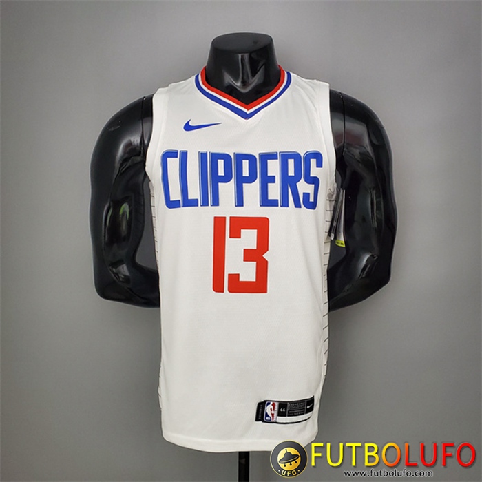 Camisetas Los Angeles Clippers (George #13) Blanco Limited Edition