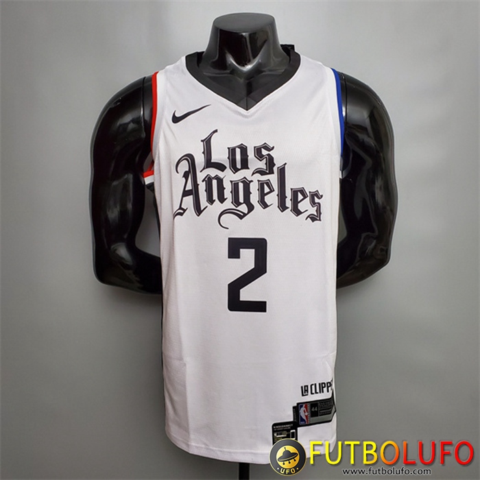 Camisetas Los Angeles Clippers (Leonard #2) Blanco