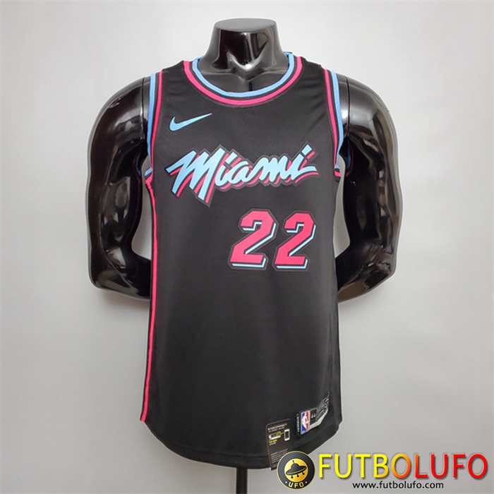 Camisetas Miami Heat (Butler #22) Negro