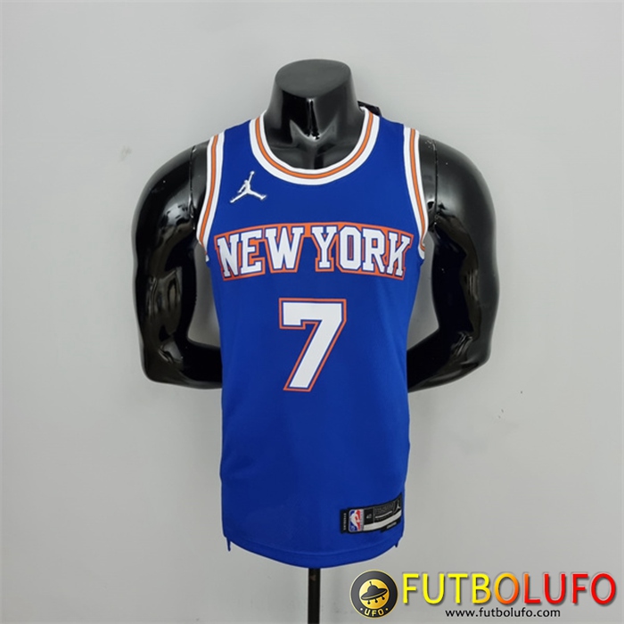 Camisetas New York Knicks (Anthony #7) Azul 75th Anniversary Jordan Limited