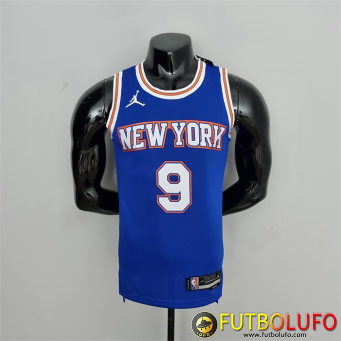 Camisetas New York Knicks (Barrett #9) Azul 75th Anniversary Jordan Limited