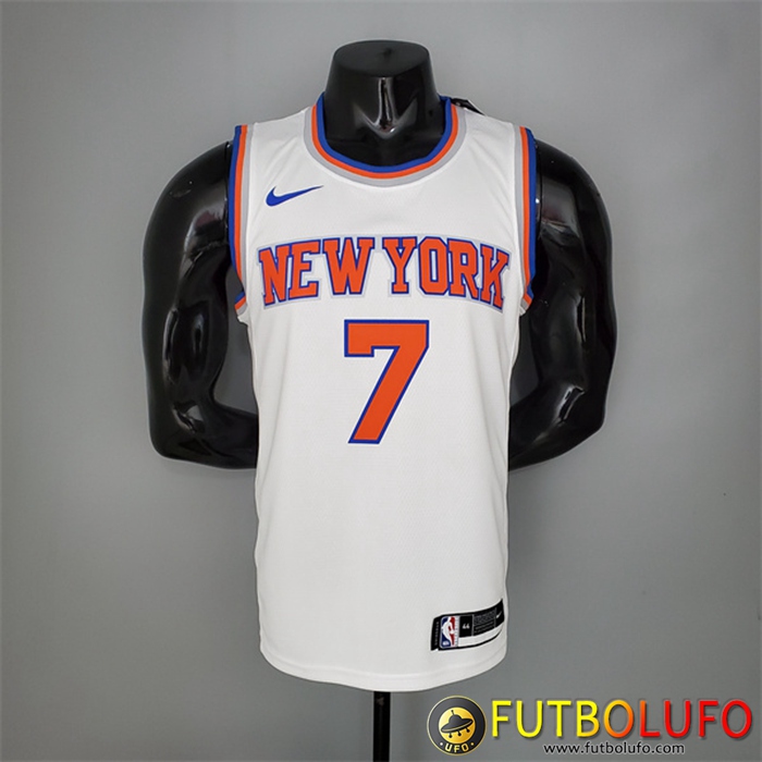 Camisetas New York Knicks (Anthony #7) 2021 Blanco