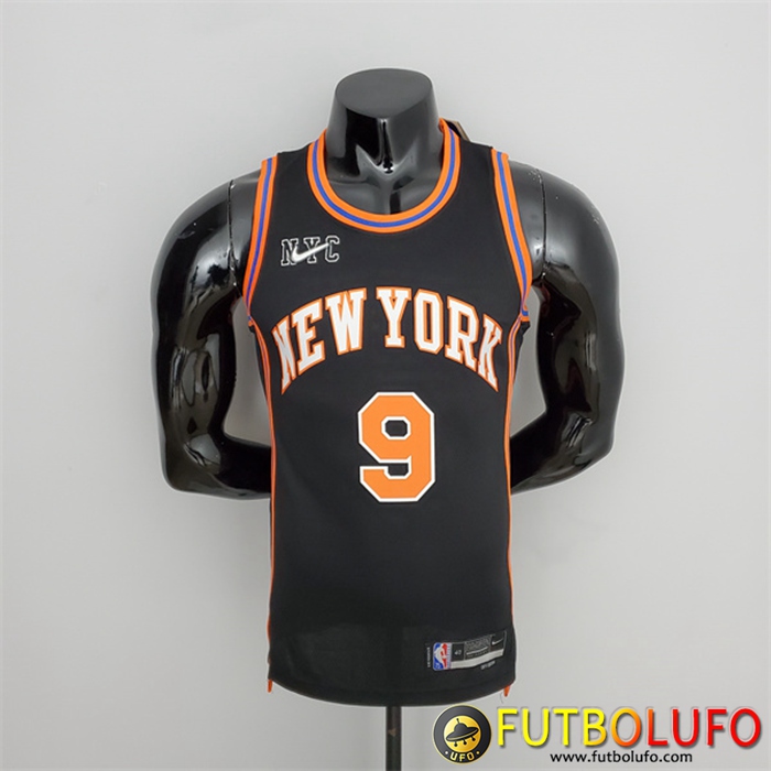 Camisetas New York Knicks (Barrett #9) 2022 Season Negro Urban Edition