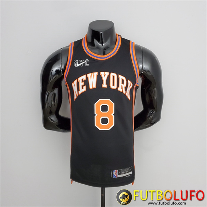 Camisetas New York Knicks (Walker #8) 2022 Season Negro Urban Edition
