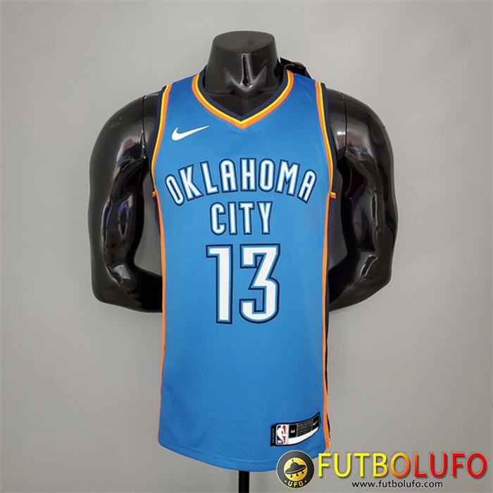 Camisetas Oklahoma City Thunder (George #13) Azul