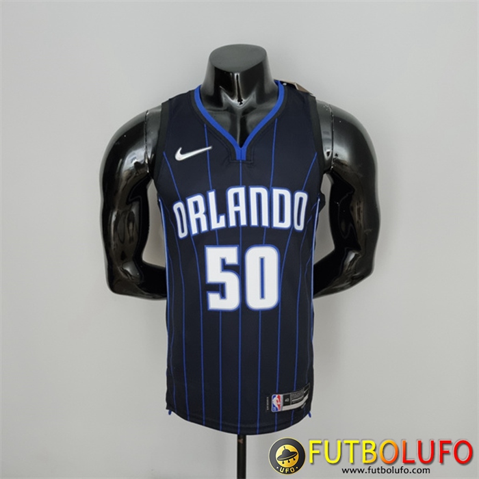 Camisetas Orlando Magic (Anthony #50) Negro 75th Anniversary