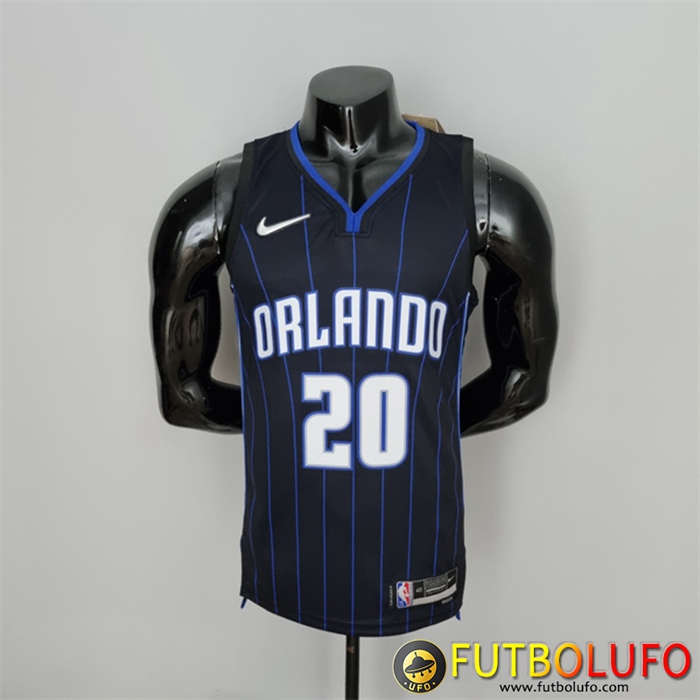 Camisetas Orlando Magic (Fultz #20) Negro 75th Anniversary